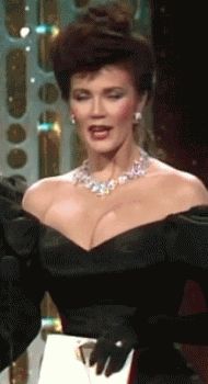 1985 Golden Globes. Her Golden Globes were amazing.