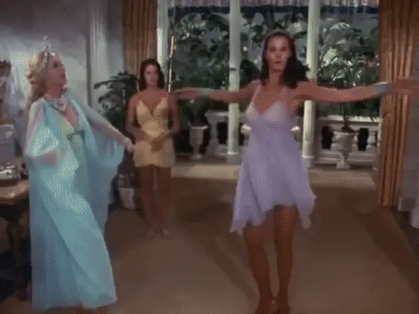 That famous twirl.