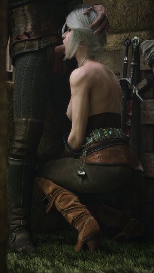 Ciri sucking like a good g1rl