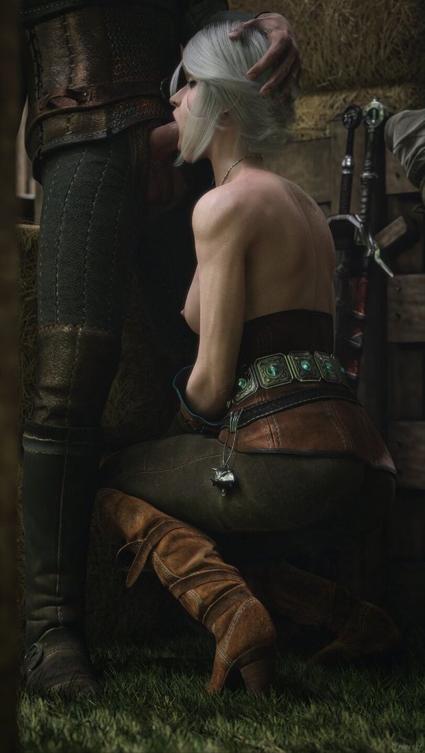 Ciri sucking like a good g1rl
