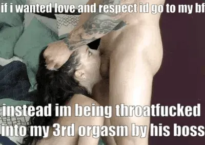 Inhaling his FAT cock is giving her more fulfillment than you ever will
