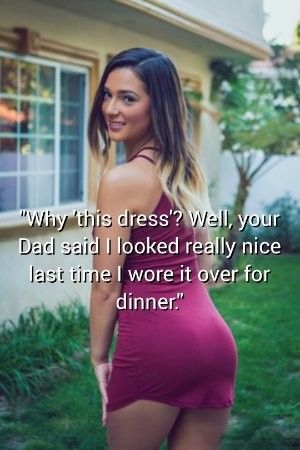 his dad like this dress