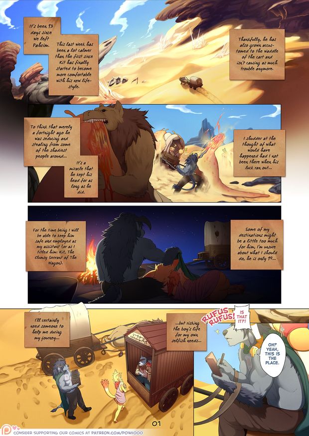 Arcana Tales Chapter 2: The Alchemist and The Beast page 1 full