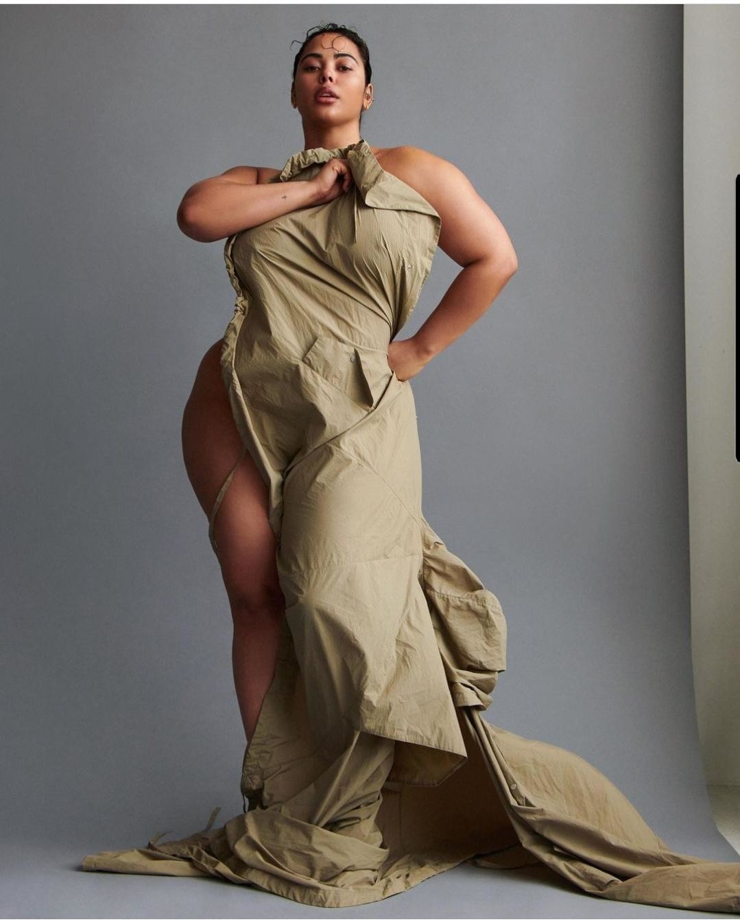 Tabria Majors posing