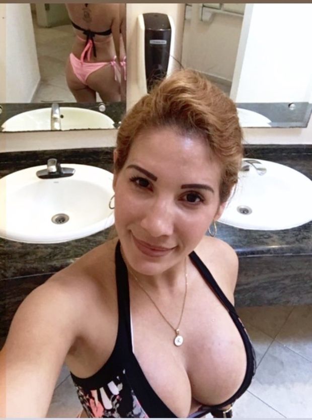 Redhead's big tits