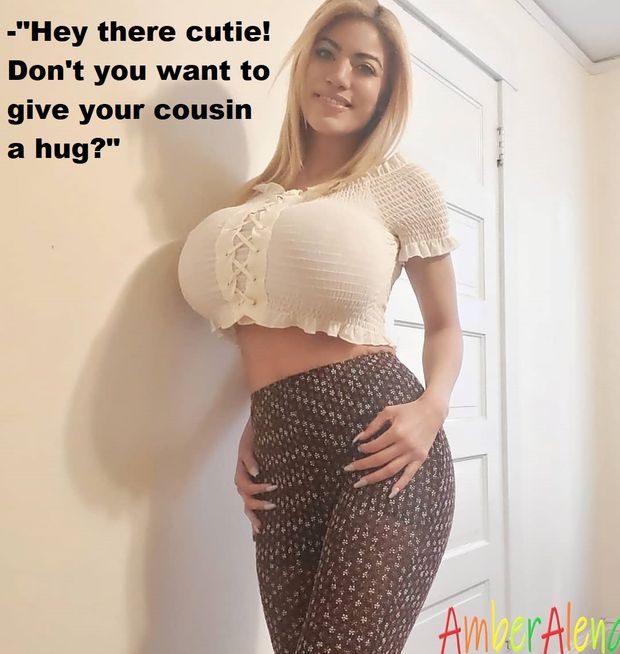 Hot hug cousin