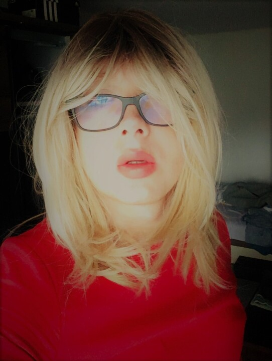 Me as a blonde slut
