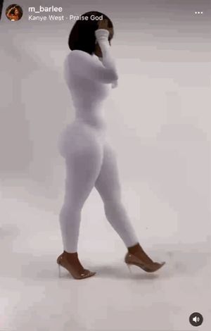 Gorgeous ebony queen at a photo shoot