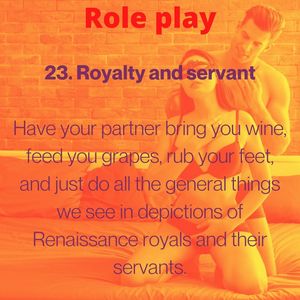 royalty and servant