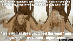 Majority of women were all for it. The officials had to approve. Besides—they're feminists too, you know??