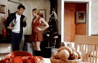 Corrie Leanne Battersby hot red outfit (classic episode 2006)