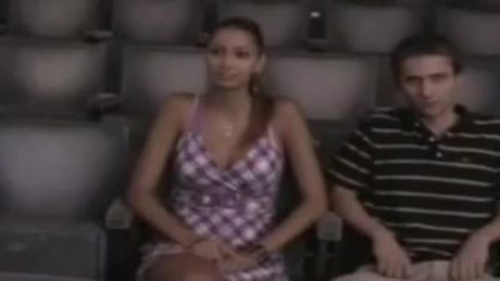 getting her tits groped in theater