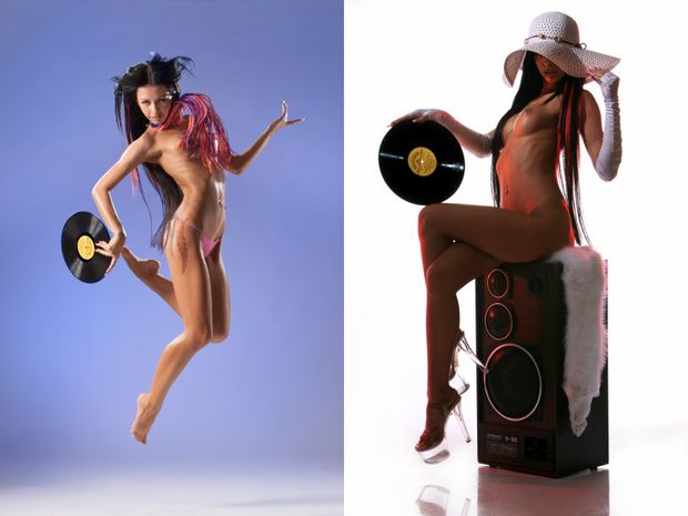 Naked DJ milana