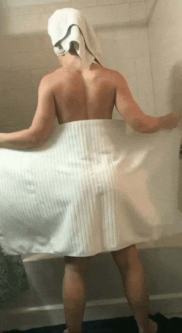 What I hope you do every time I see you in a towel