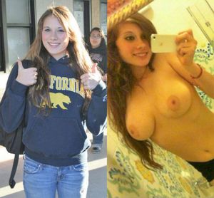 Before and after big tits teen