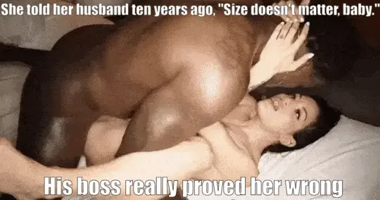 It's okay though. She's an open-minded person. That being said, guess what else is fucking spread open?