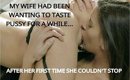Lesbian caption wife