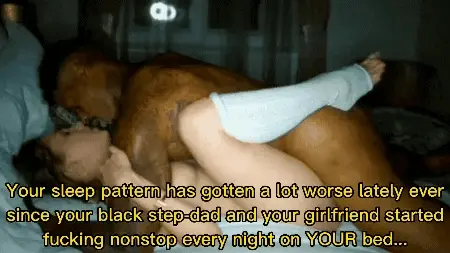 Her moans of pleasure and the sound of his giant, cum-filled balls slapping against your girlfriend's ass EVERY SINGLE NIGHT...
