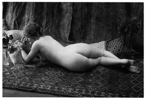 Big Booty Vintage Babe Reclining