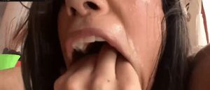 Sluts showing each other love after worshipping cock