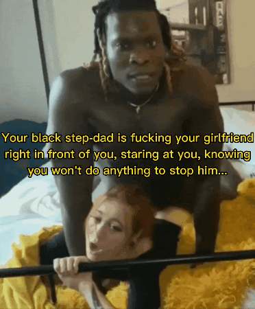 He knows you're a beta loser who won't do anything about his girlfriend getting fucked by another man...