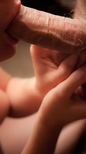 If you squeeze it, he will cum.