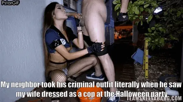 My wife tried to be a good cop, but he was a very convincing criminal.