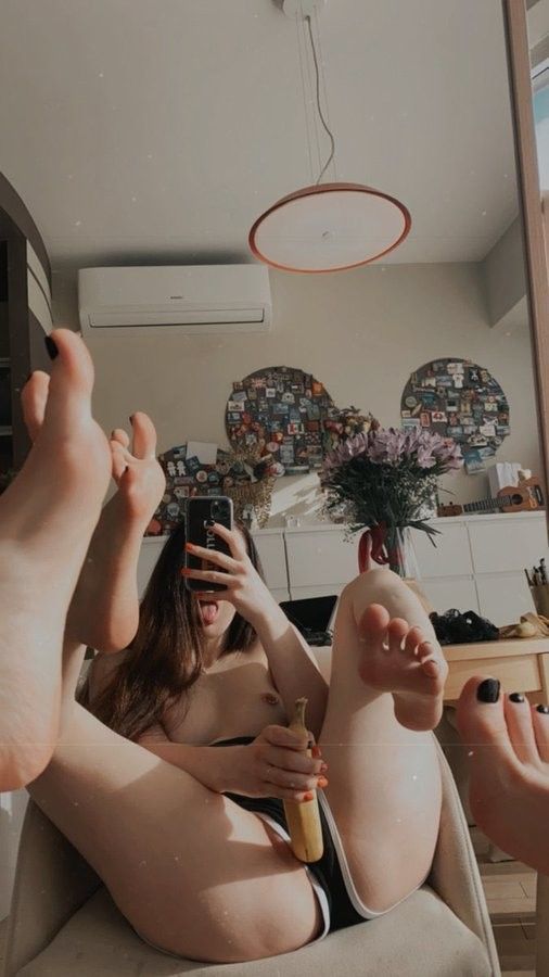 hot with a beautiful feet
