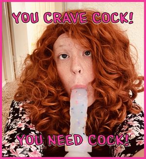 What sissy doesn’t love cock??
