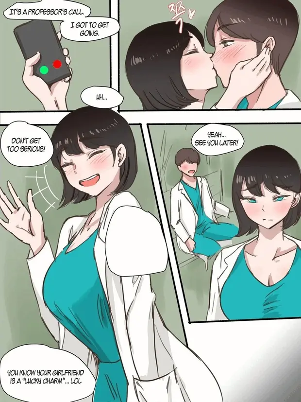 A good girlfriend facade, a cumslut doctor at heart