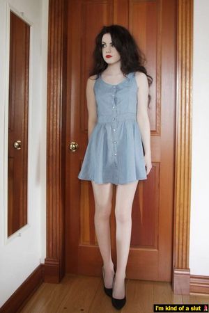 Quietly closing the door behind her, she checked herself in the mirror before sneaking out to make her rendezvous...