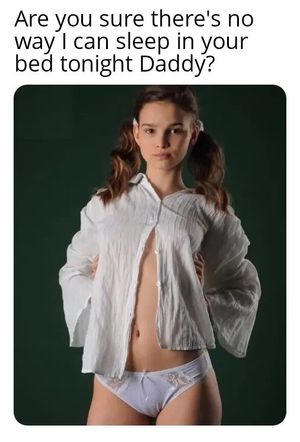 Daughter wants Daddys bed