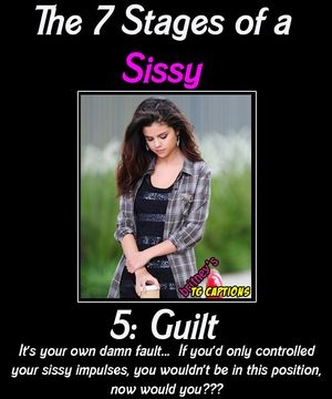 The 7 stages of a sissy