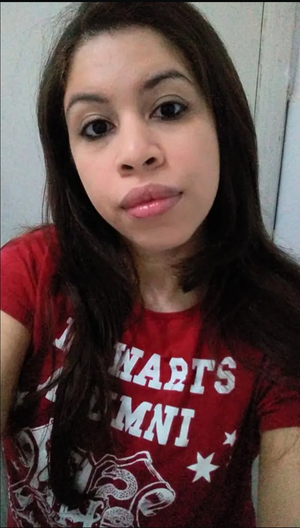 Cute Brunete Latina Big Mouth Hot Lips