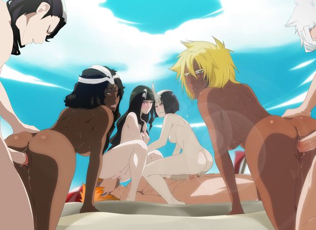 Beach Bleach Group Sex - Cartoon Porn