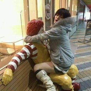 Weird moment at McDonalds