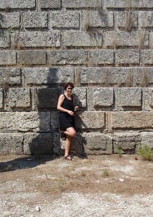 posing for upskirt