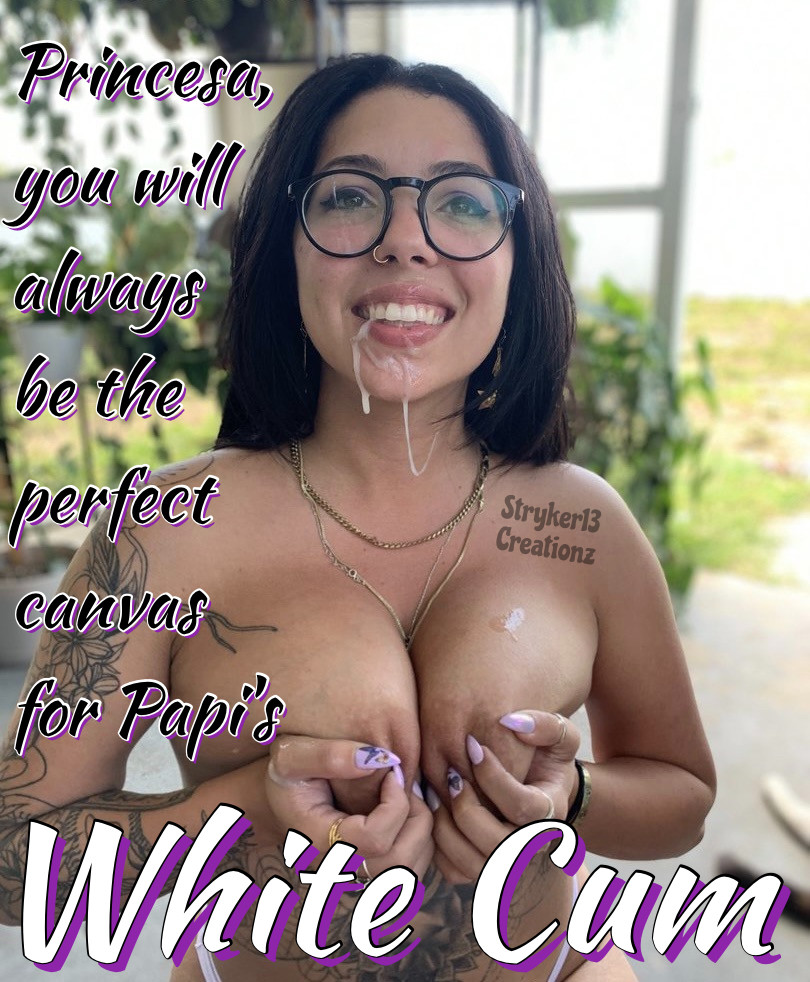 The Perfect Canvas For Papi’s White Cum