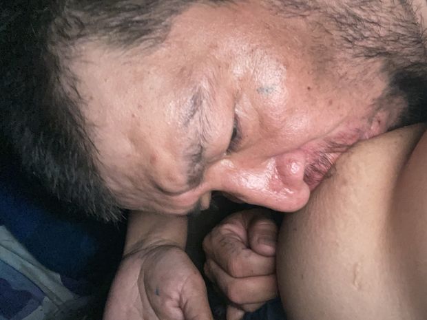 Here’s me sucking my sister’s tits