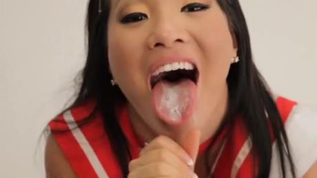 Asa Akira sailor moon cosplay handjob