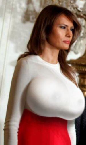 Ugly E wants to see Melania officially sexualized, augmented, and doing Porn!