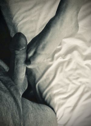 My wife giving me a head start