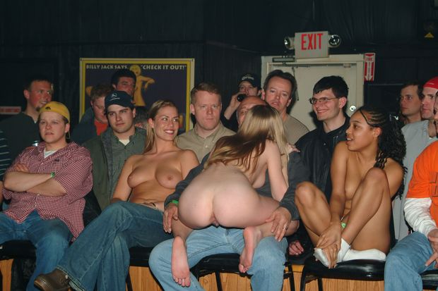 Amateur strip nude night at the lumberyard.