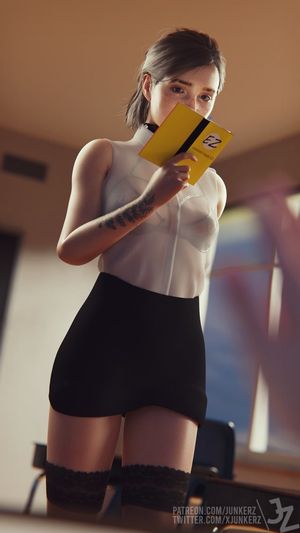 Sexy Ellie wants you to be her teacher