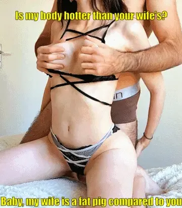I’ll never be able to get off to my wife again
