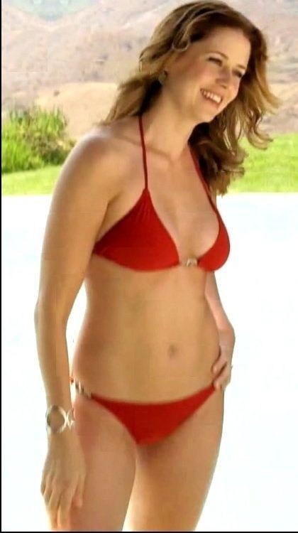 Jenna Fischer Red Bikini 3