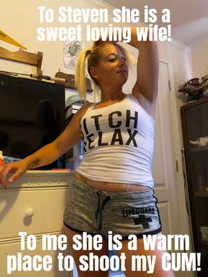 My personal whore is a great place for my cum! Even if he doesn’t think so.