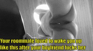 She rides my face after I wake up