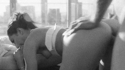 wife and husband take a guy they met at the party to have sex at home.