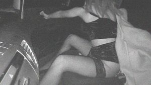 In the parking lot after the party, husband lets wife hook up with another guy.